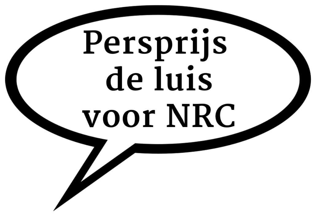 persprijs de luis voor NRC
